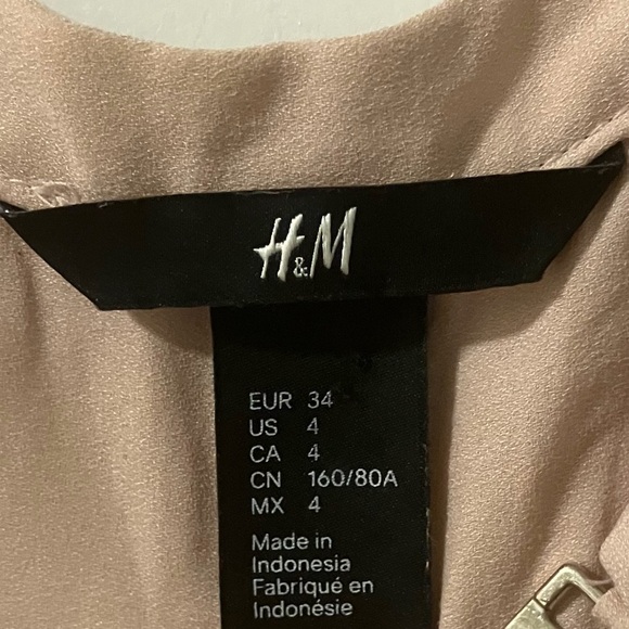 H&M Light Pink Ruffle Blouse - Picture 3 of 3